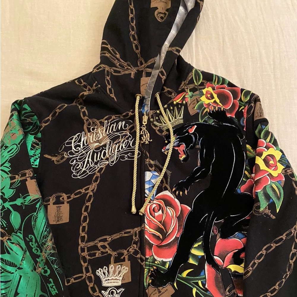 Christian Audigier Reversible Hoodie
